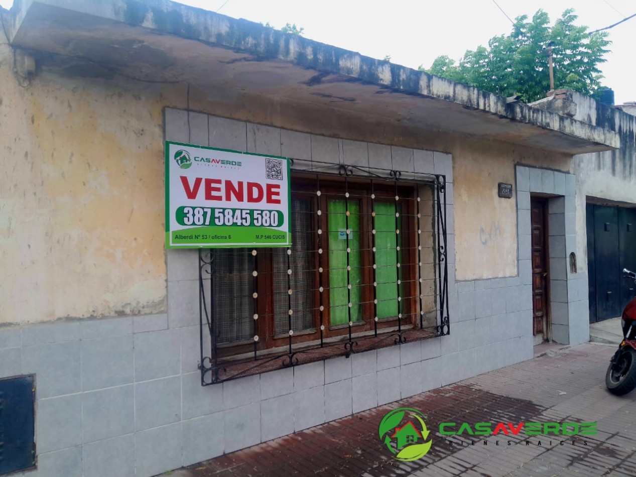VENTA DE TERRENO CON CASA A RECICLAR/DEMOLER EN MACROCENTRO