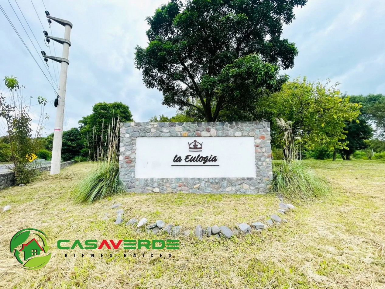 EN OPORTUNIDAD VENTA TERRENO EN LOTEO LA EULOGIA - SOBRE RUTA 51 MUY CERCA DEL INGRESO