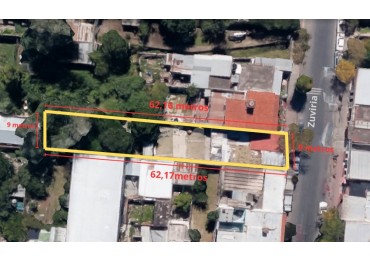EN VENTA IMPORTANTE TERRENO EN ZUVIRIA AL 1800 CON CASA A RECICLAR/DEMOLER