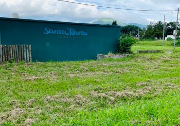 EN VENTA TERRENO EN URBANIZACION SANTA MARTA - RUTA 26